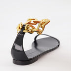 Chaussures ouvertes Sandales Intriigo Chain Giuseppe Zanotti Noir Femme