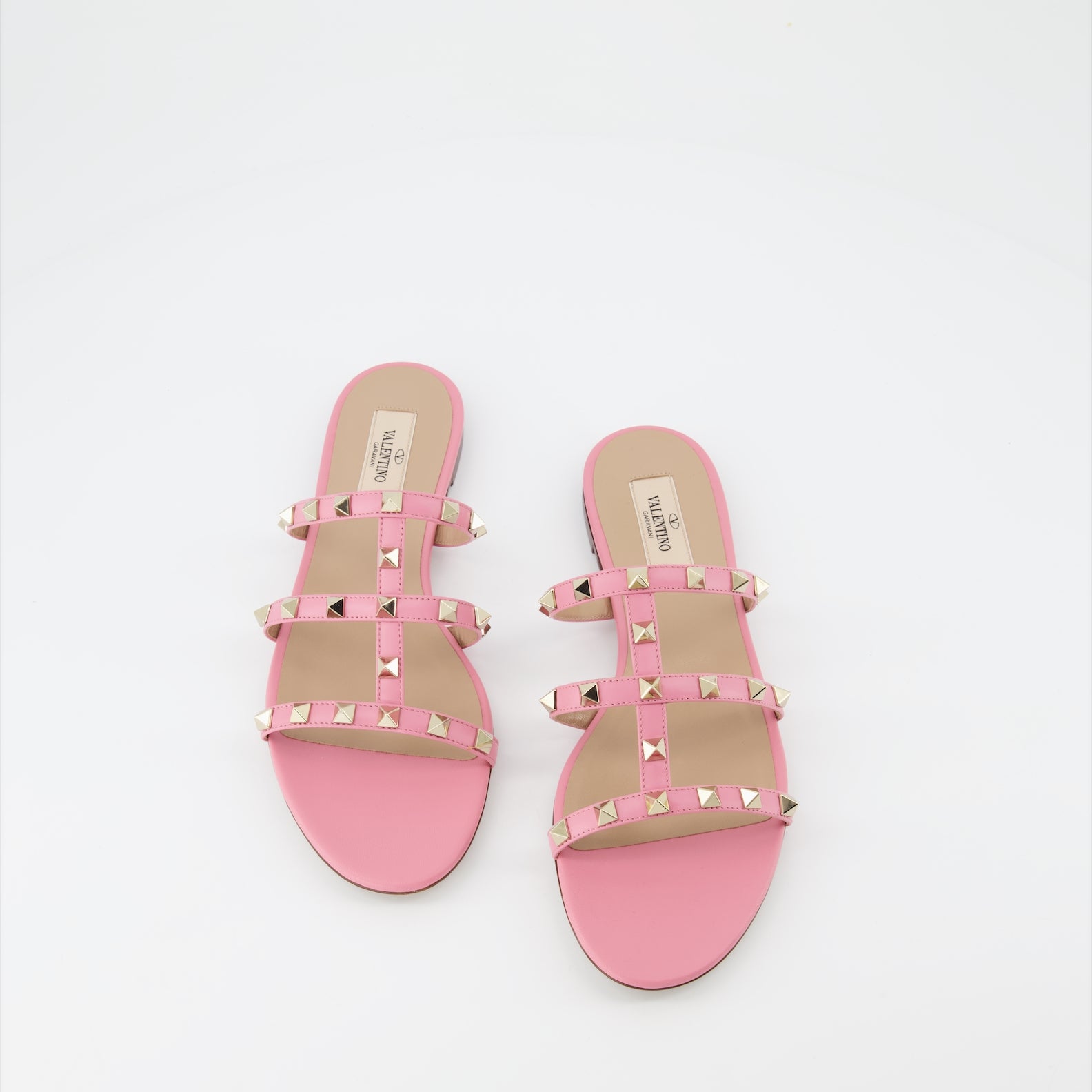 Open shoes Rockstud sandals Valentino Garavani Pink Women