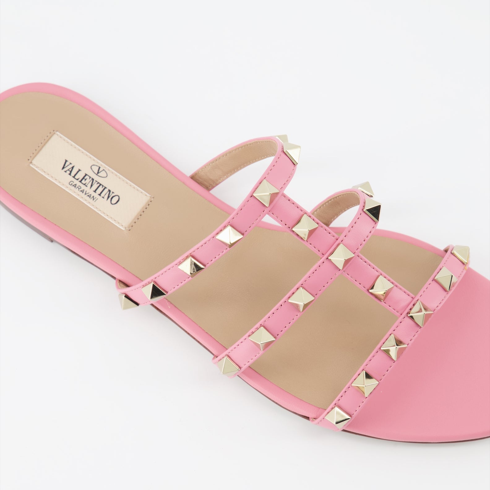Open shoes Rockstud sandals Valentino Garavani Pink Women