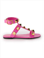 Zapatos abiertos Sandales Roman Stud Valentino Garavani Rosa Femme