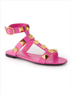 Zapatos abiertos Sandales Roman Stud Valentino Garavani Rosa Femme