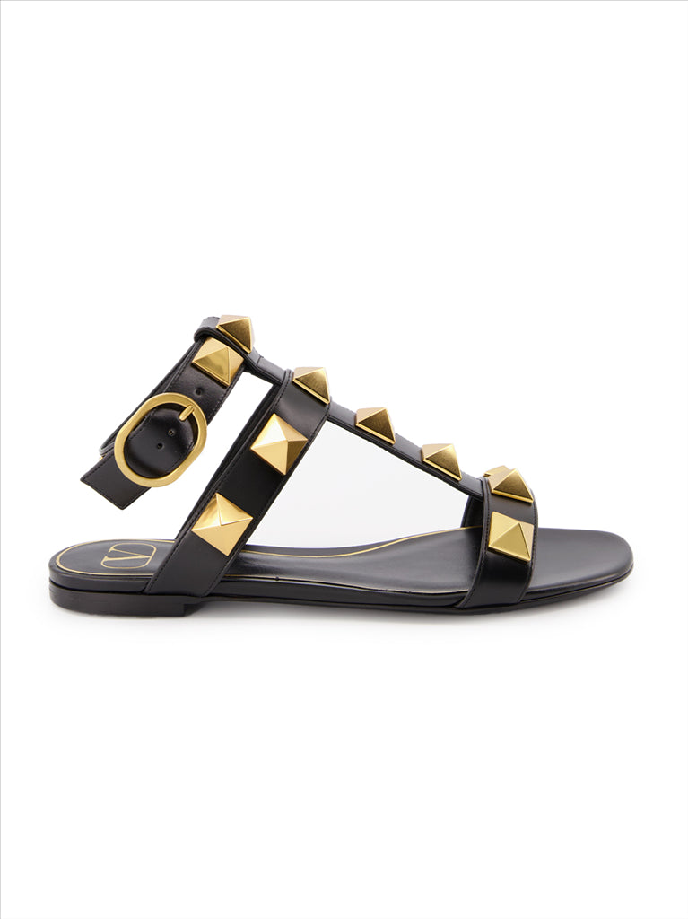 Zapatos abiertos Sandales Romanstud Valentino Garavani Negro Femme