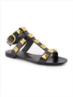 Zapatos abiertos Sandales Romanstud Valentino Garavani Negro Femme