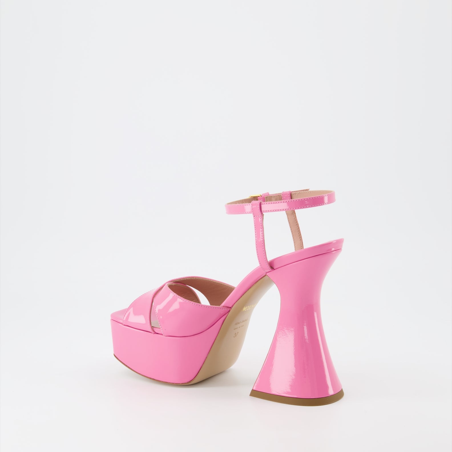 Chaussures ouvertes Sandales à plateforme Moschino Rose Femme