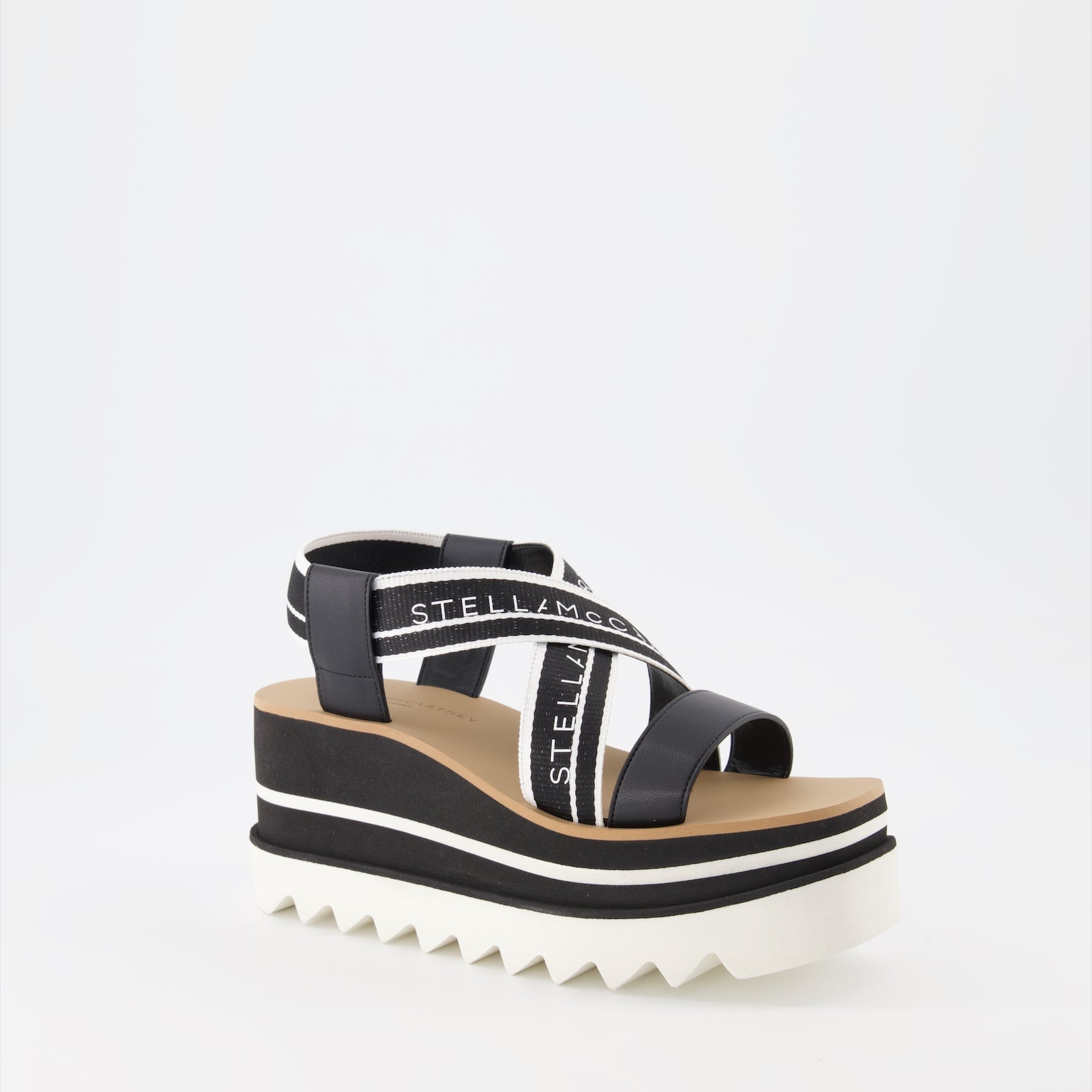 Zapatos de plataforma Sandales Sneak Elyse Stella McCartney Negro Femme