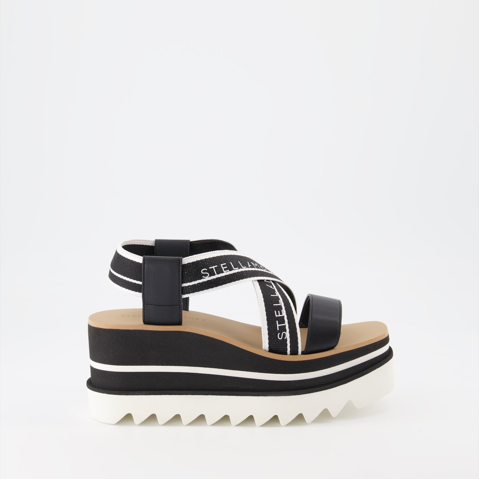 Zapatos de plataforma Sandales Sneak Elyse Stella McCartney Negro Femme