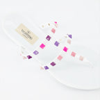 Scarpe aperte Sandales Rockstud Valentino Garavani Bianco Femme