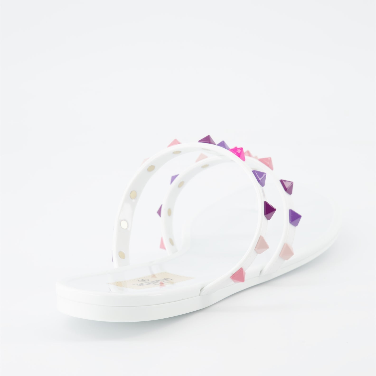 Scarpe aperte Sandales Rockstud Valentino Garavani Bianco Femme