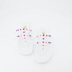 Scarpe aperte Sandales Rockstud Valentino Garavani Bianco Femme