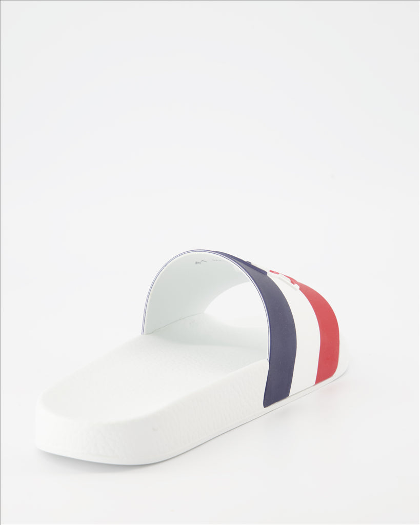 Zapatos de vestir Sandales tricolores Moncler Blanco Homme