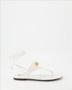 Chaussures ouvertes Sandales VLogo Chain Valentino Garavani Blanc Femme