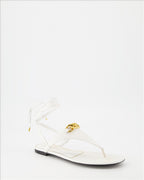 Chaussures ouvertes Sandales VLogo Chain Valentino Garavani Blanc Femme