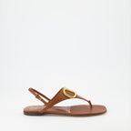 Open shoes VLogo Sandals Valentino Garavani Brown Women