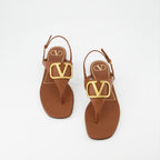 Open shoes VLogo Sandals Valentino Garavani Brown Women
