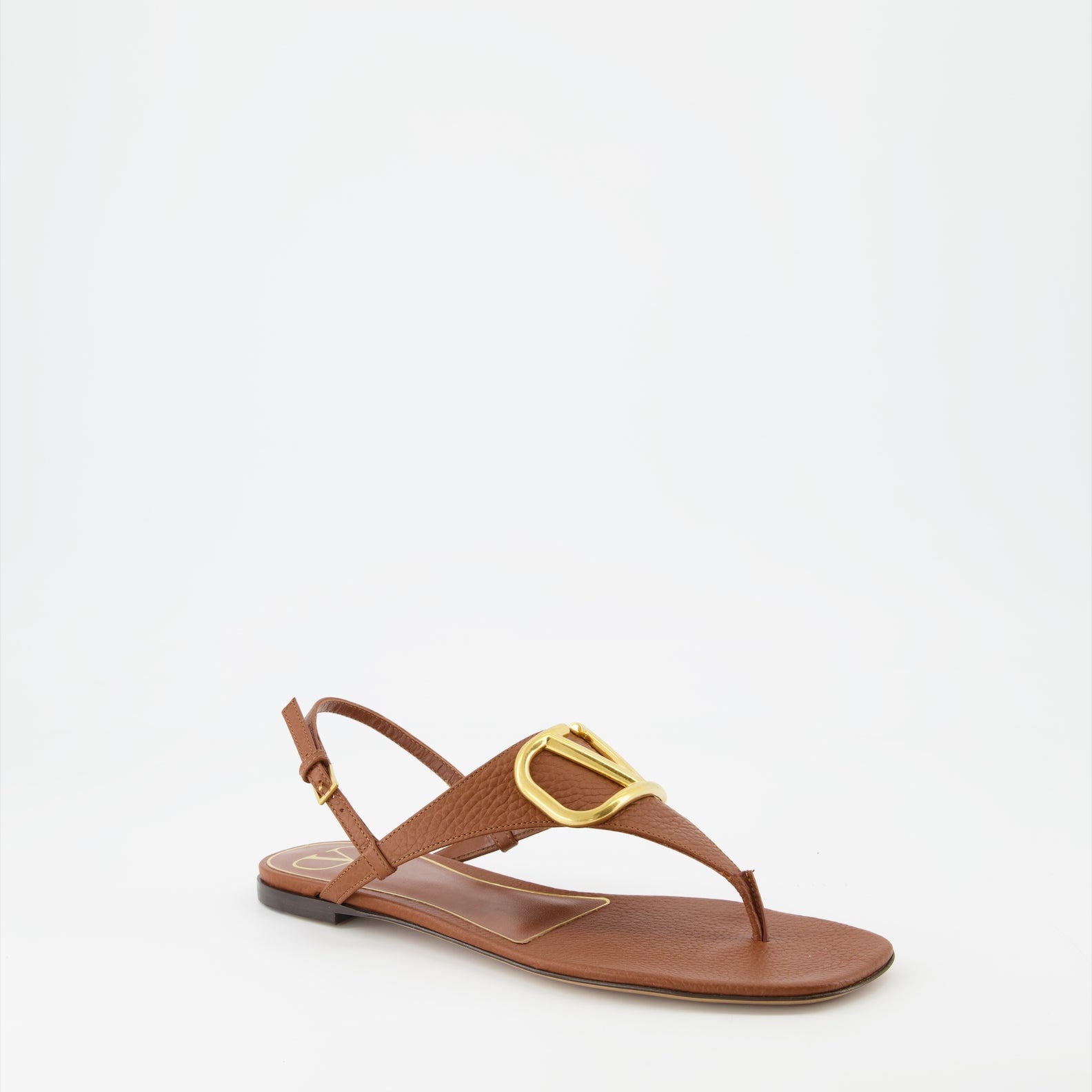 Open shoes VLogo Sandals Valentino Garavani Brown Women