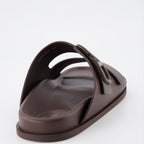 Chaussures ouvertes Sandales VLogo Valentino Garavani Marron Homme