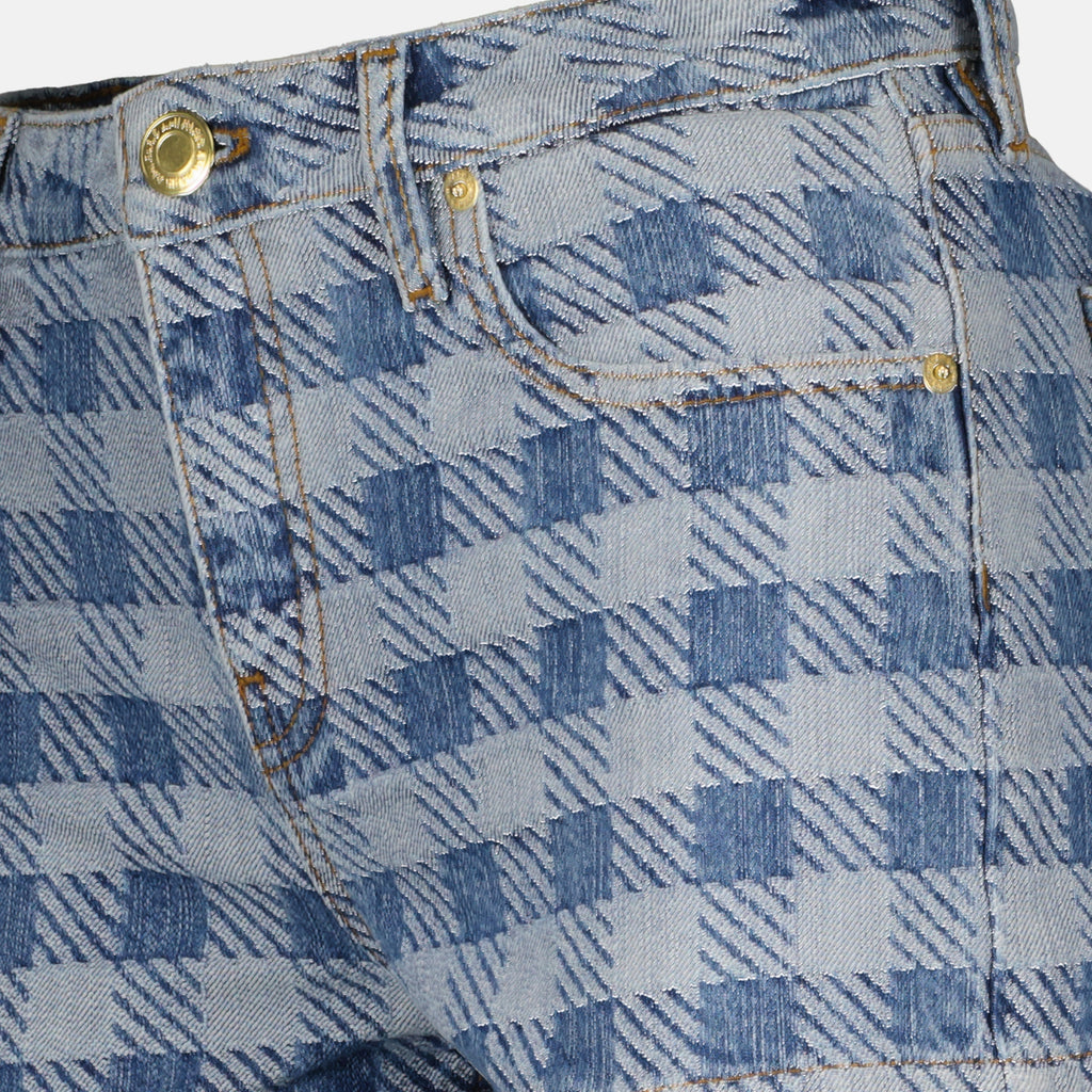 Shorts Short à carreaux Ami PARIS Bleu Femme