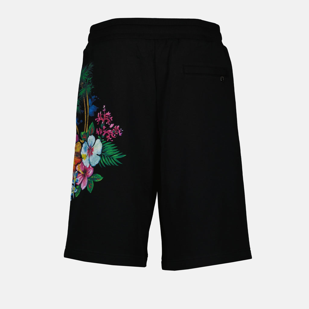 Shorts Logo-print shorts Dolce & Gabbana Black Man