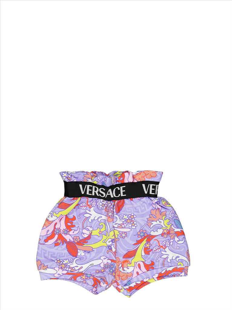 Clothing Barocco shorts Versace Purple Kids