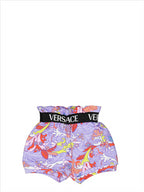 Clothing Barocco shorts Versace Purple Kids