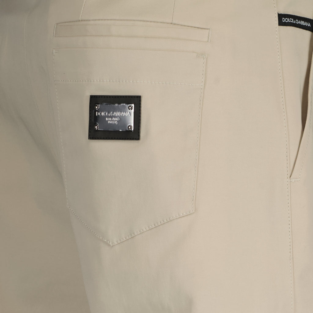 Shorts Short chino Dolce & Gabbana Beige Homme