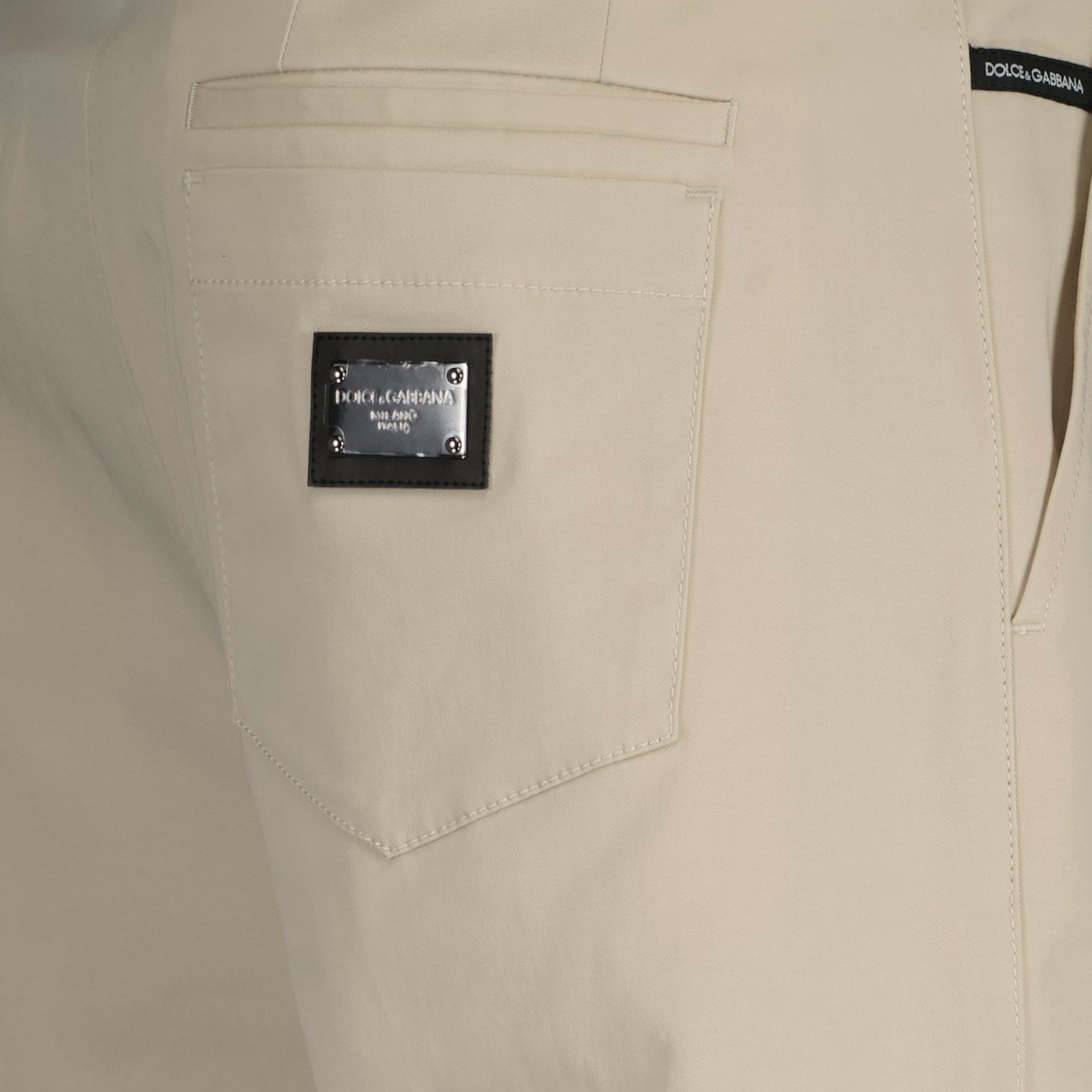 Shorts Short chino Dolce & Gabbana Beige Homme