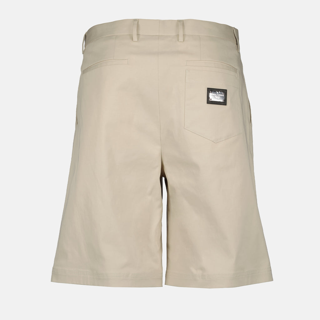 Shorts Short chino Dolce & Gabbana Beige Homme