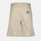 Shorts Short chino Dolce & Gabbana Beige Homme