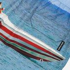 Moda praia Short de bain à imprimé Palm Angels Azul Homme