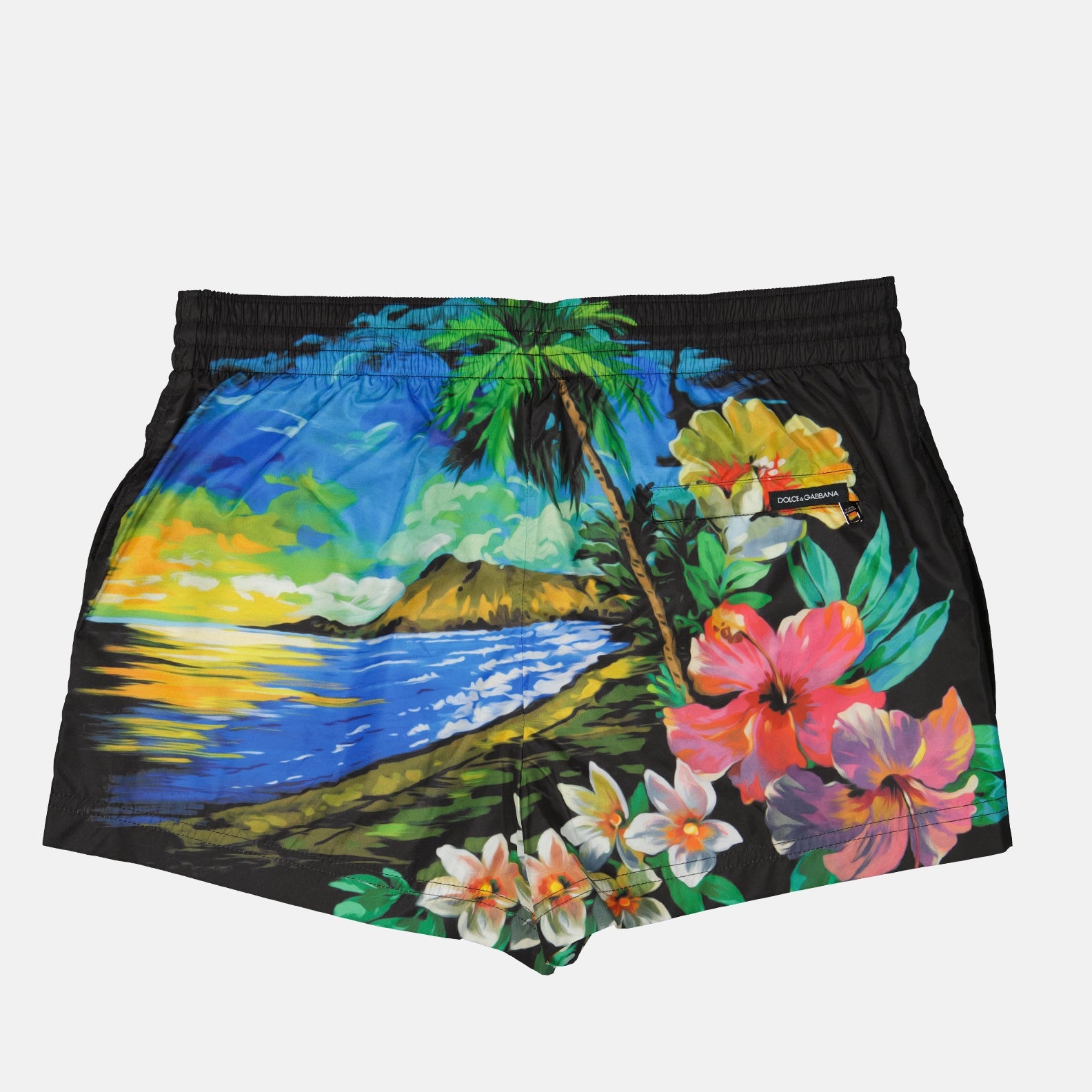 Beachwear Hawaii print swimsuit Dolce & Gabbana Multicolor Man