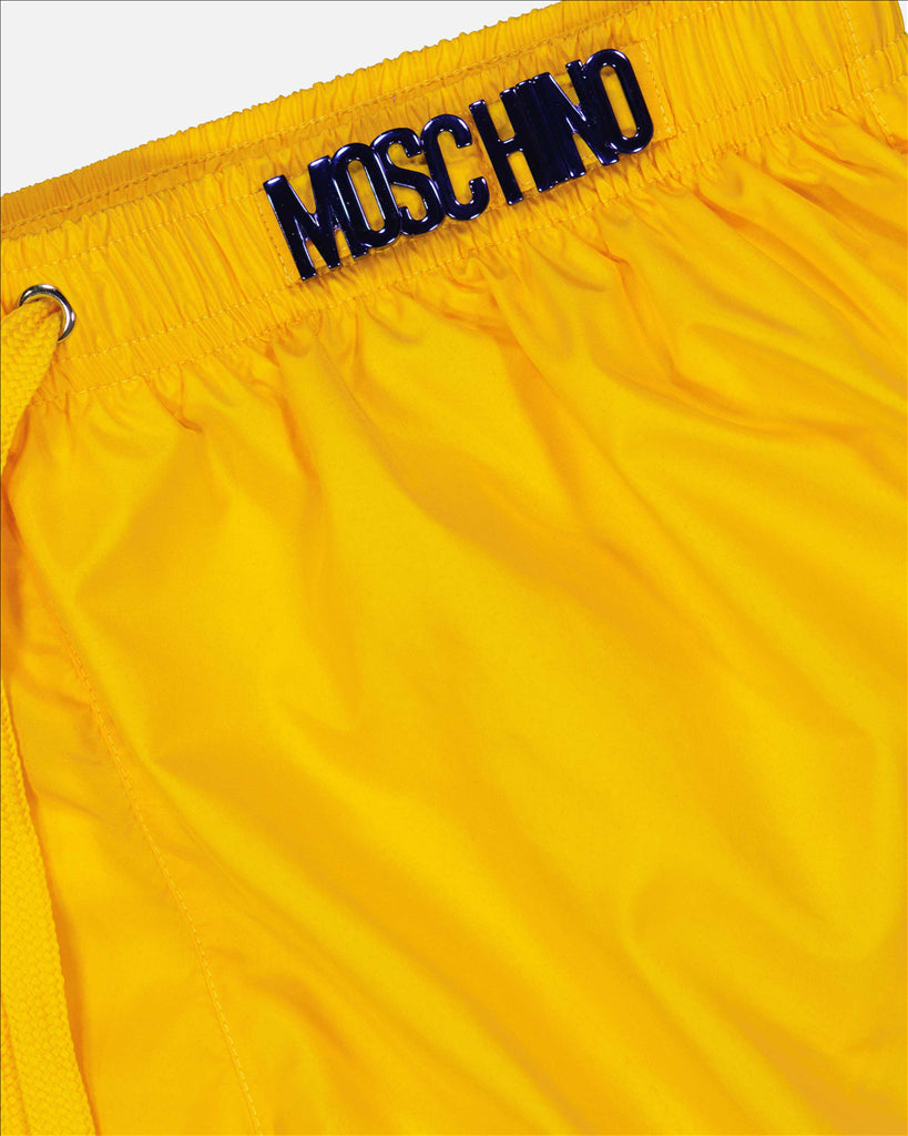 Shorts Logo swim shorts Moschino Yellow Man