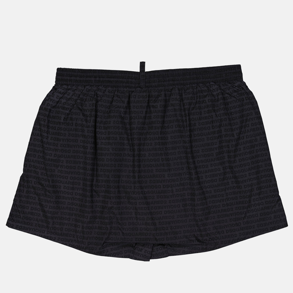 Beachwear Short de bain D2 Allover Dsquared2 Gris Homme