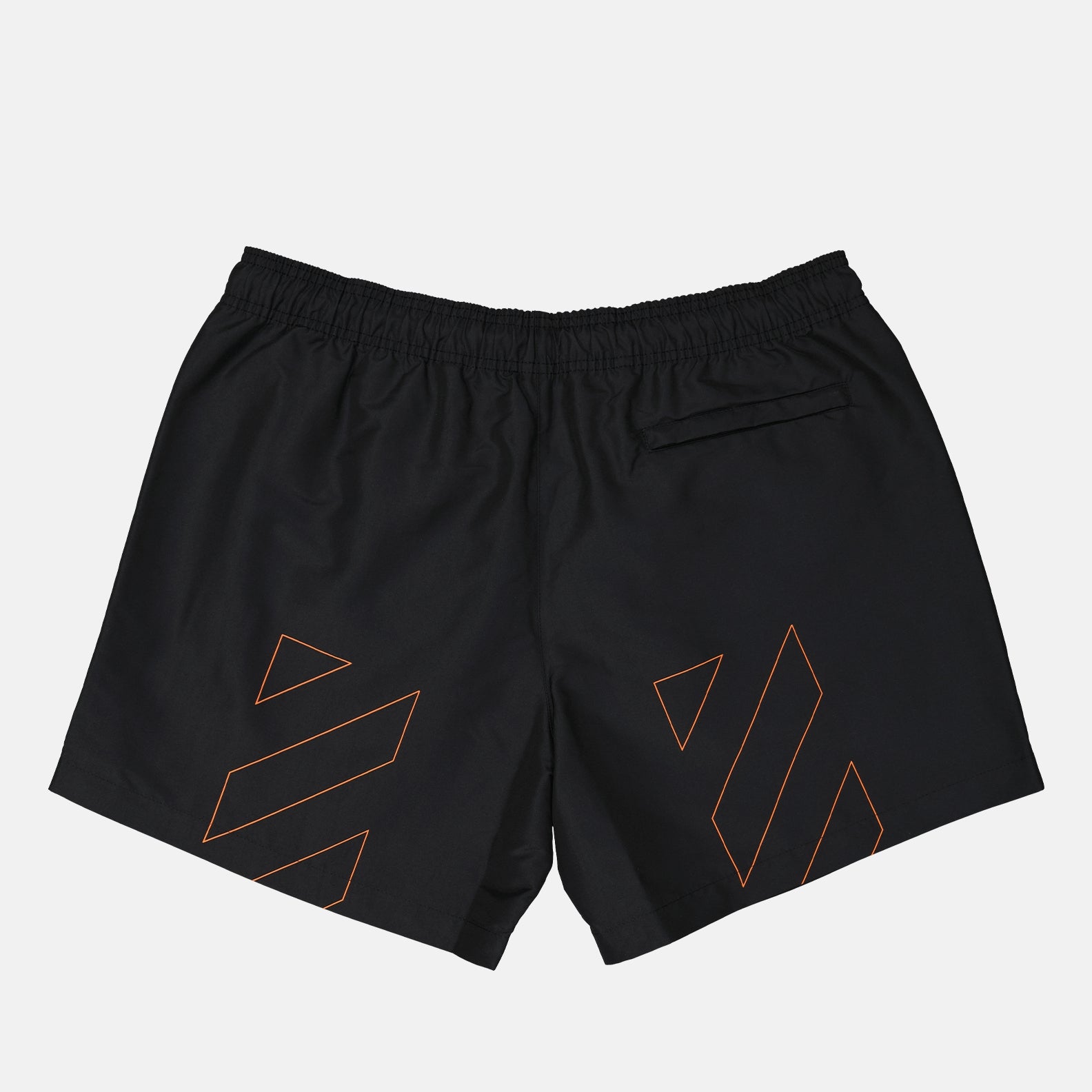 Strandmode Maillot de bain Diag Off-White Schwarz Homme