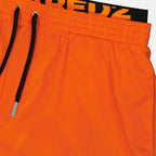Beachwear Short de bain en nylon Dsquared2 Orange Homme