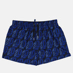 Moda de playa Short de bain monogrammé Dsquared2 Azul Homme