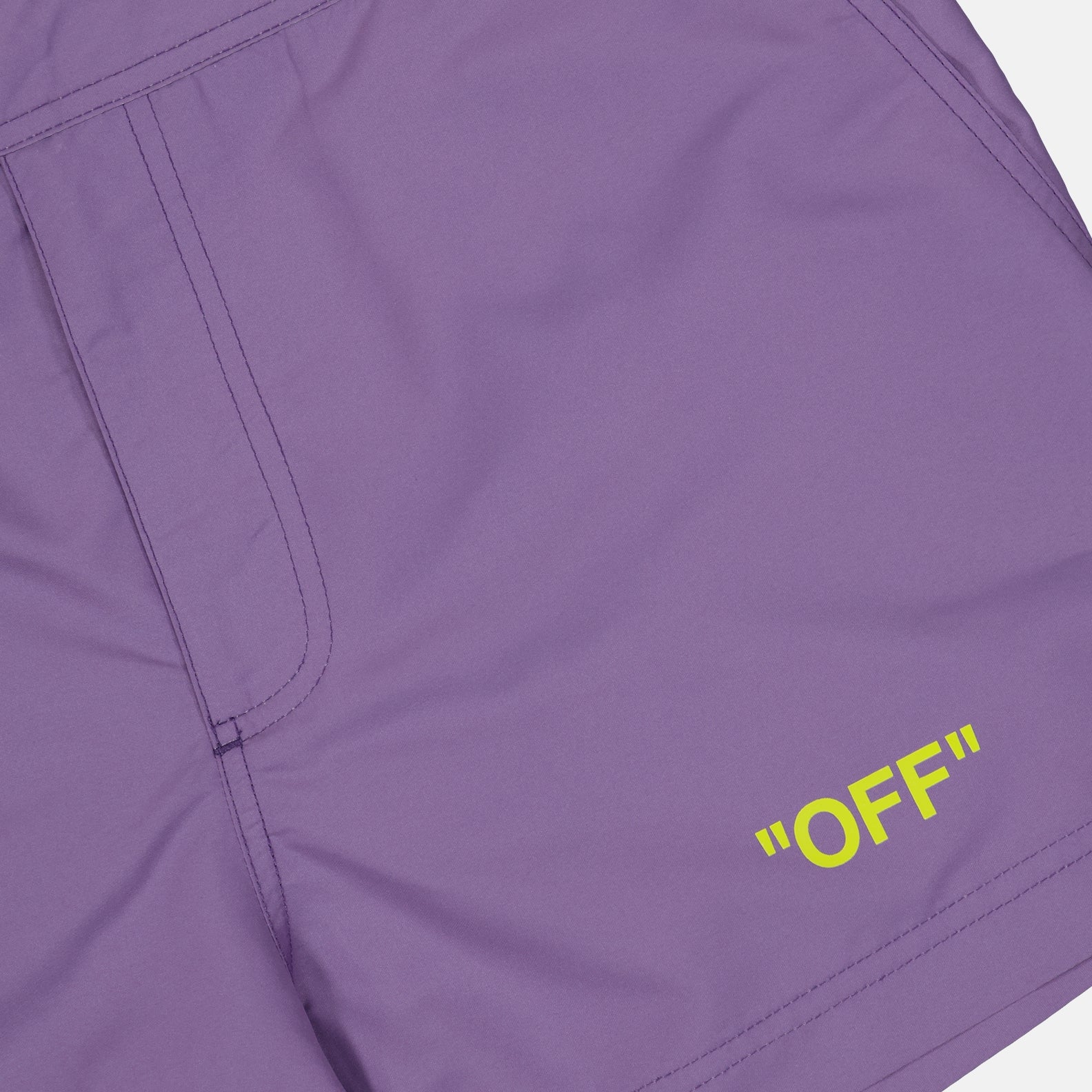Beachwear Short de bain Off Quote Off-White Violet Homme