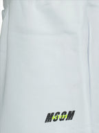 Shorts Short en coton MSGM Weiß Femme