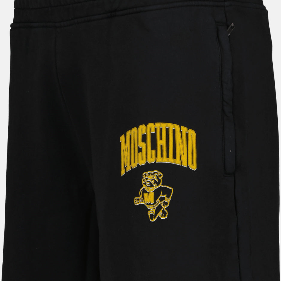 Shorts Short en coton Moschino Preto Homme