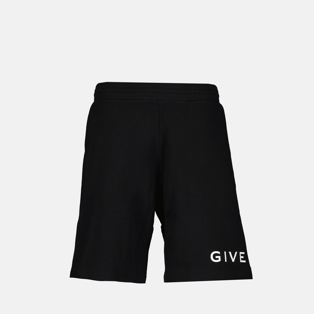 Shorts Short en coton Givenchy Preto Homme