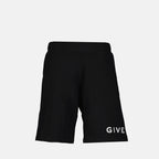 Shorts Short en coton Givenchy Preto Homme
