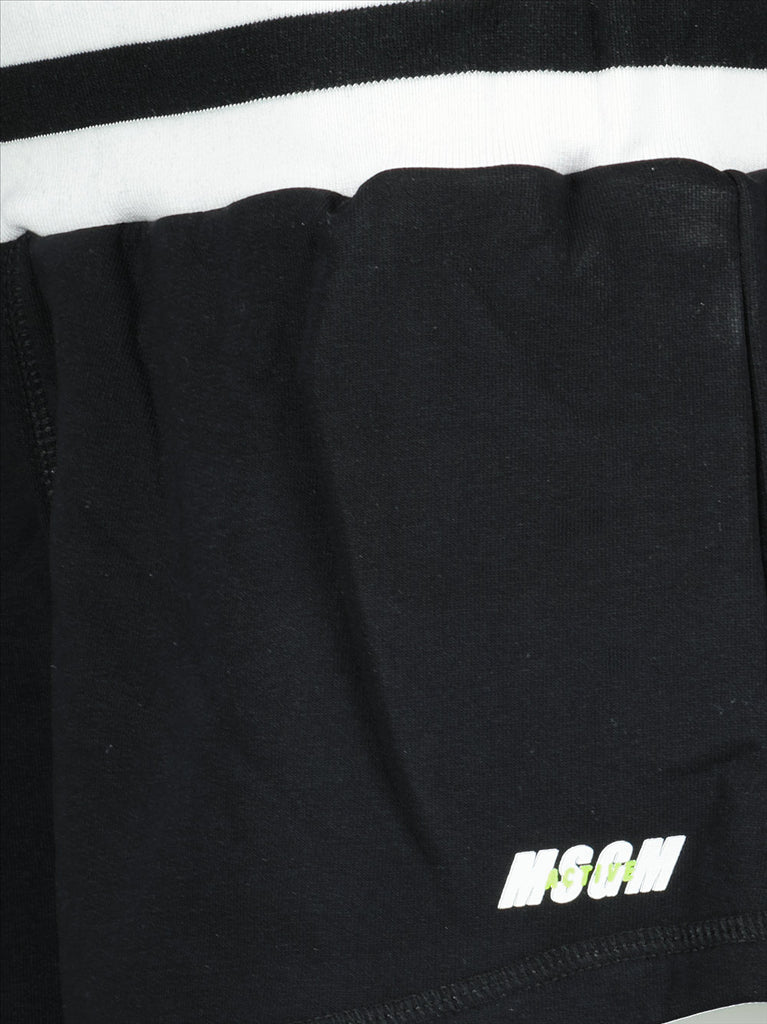 Shorts Cotton Shorts MSGM Black Women