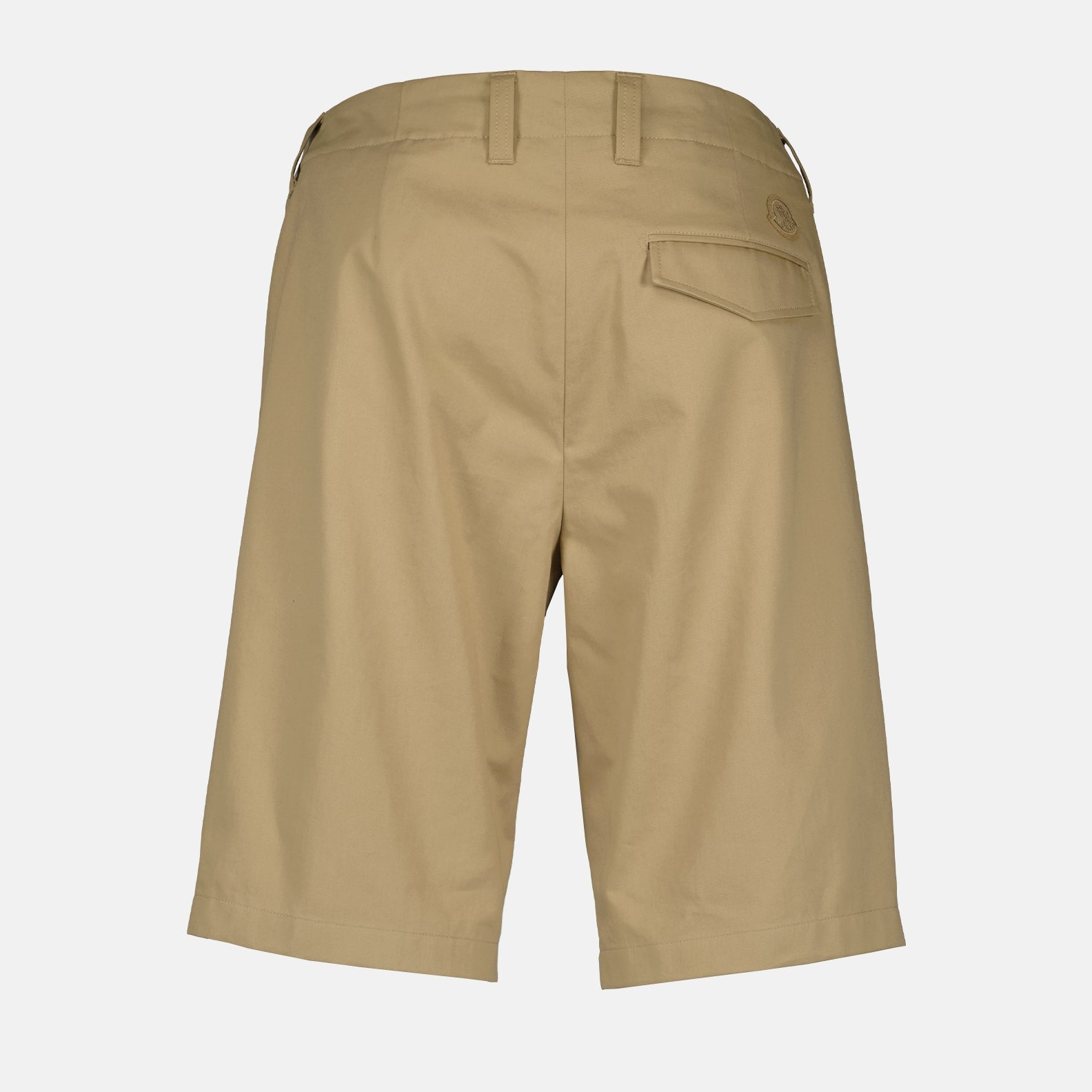 Shorts Short en gabardine Moncler Beige Homme