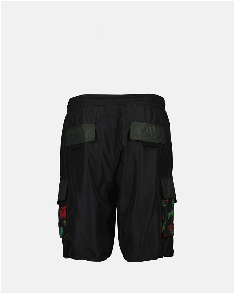 Shorts Short en nylon Dolce & Gabbana Preto Homme