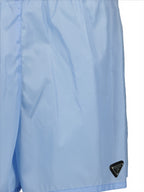 Shorts Short en Re-Nylon Prada Azul Femme