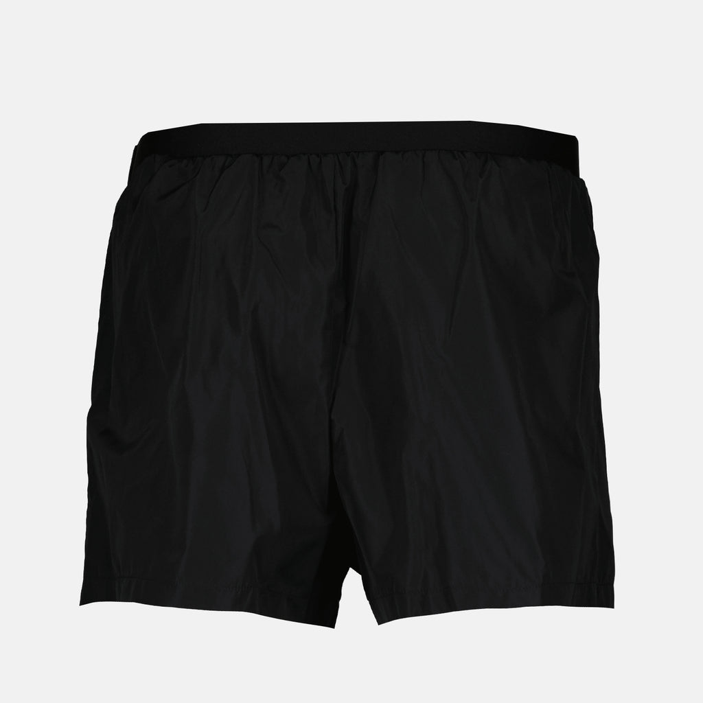 Shorts Short en soie technique Miu Miu Nero Femme