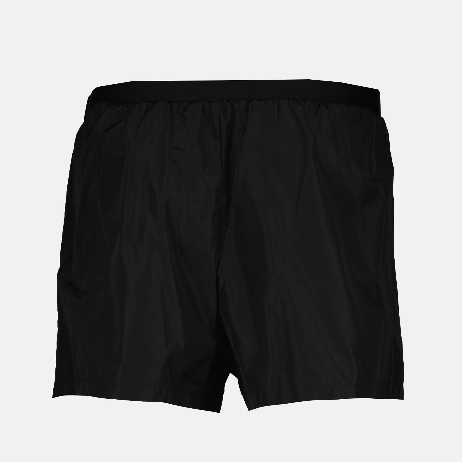 Shorts Short en soie technique Miu Miu Nero Femme