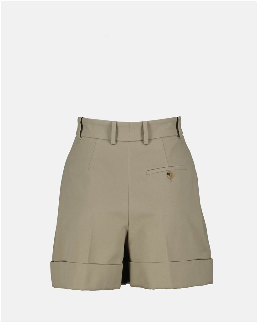 Pantalons Short évasé Beige Alexander McQueen Beige Femme