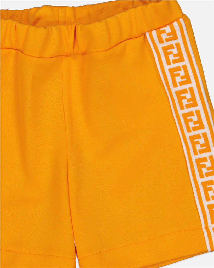 Clothing Short FF Fendi Orange Kids