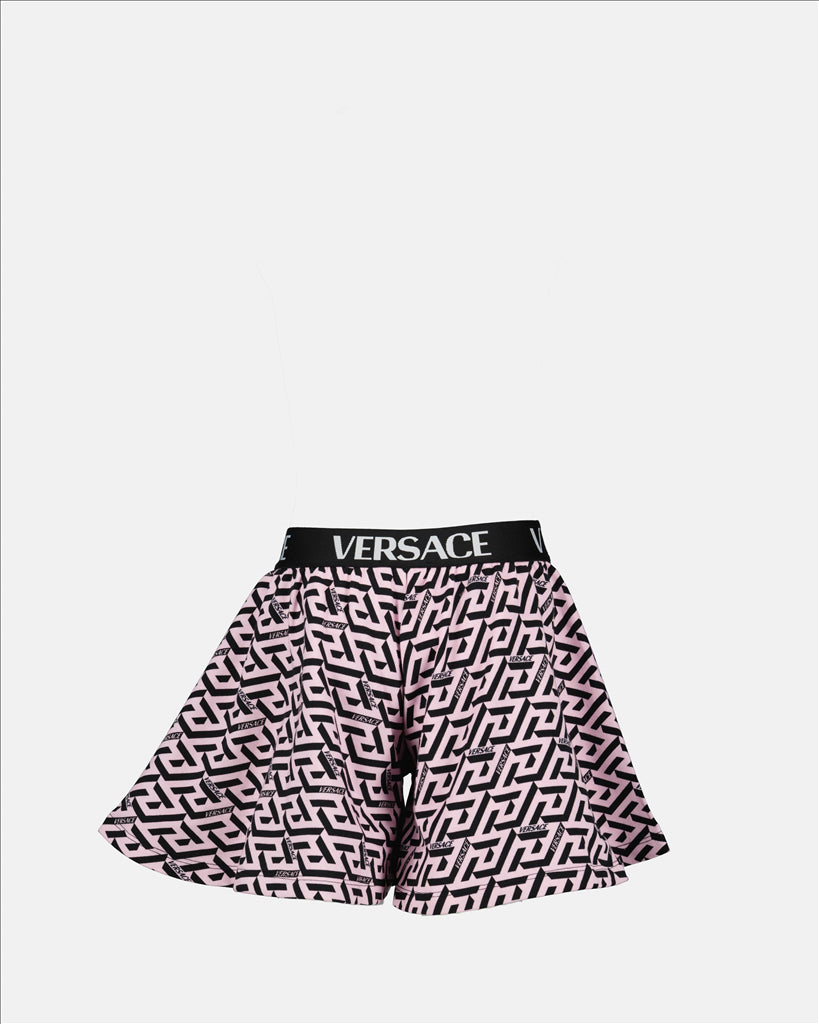 Abbigliamento Short Greca 3D Versace Rosa Bambini