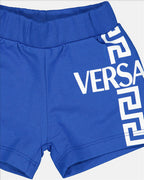Vêtements Short Greca Versace Bleu Enfants